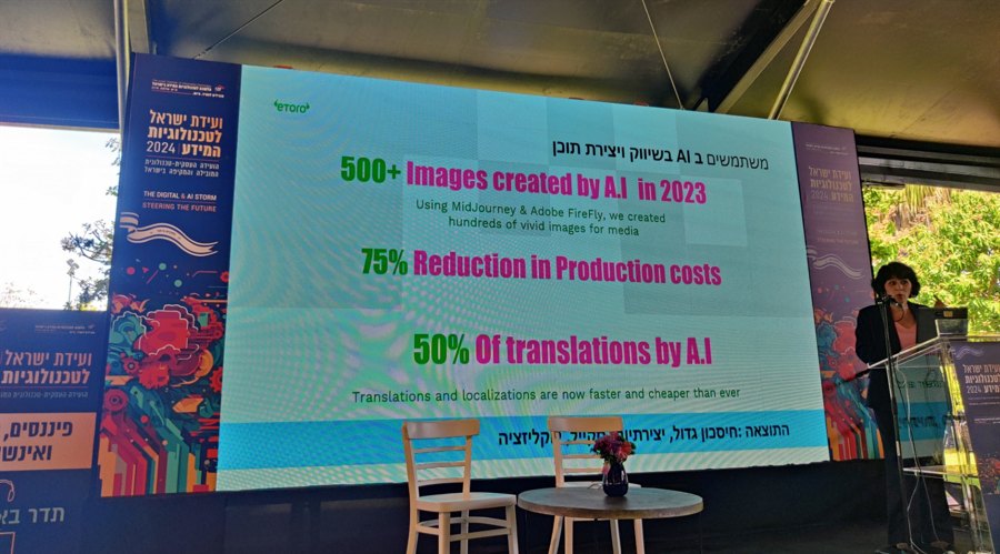 A presentation by eToro's Deputy CEO Hedva Ber at Israel IT Summit