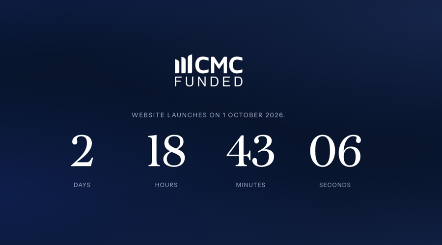 A screenshot of CMC Funded's website