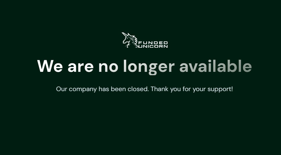 A screenshot of Funded Unicorn website