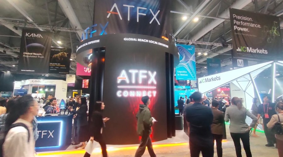 ATFX booth at iFX Hong Kong