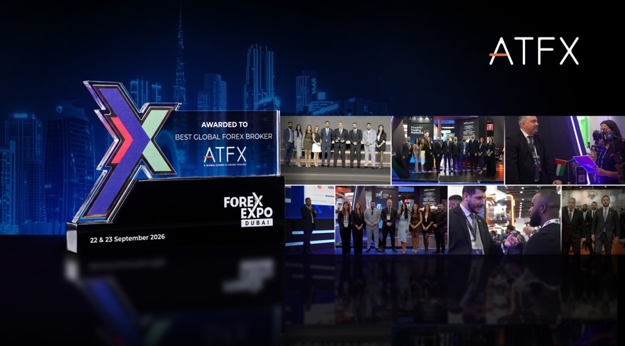 ATFX named Best Global Forex Broker at Forex Expo Dubai 2026.