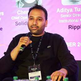 Aditya Turakhia, Senior Director of Institutional Markets at Ripple