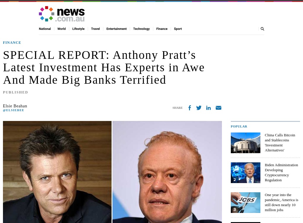 Another example of scam website. Source: ASIC