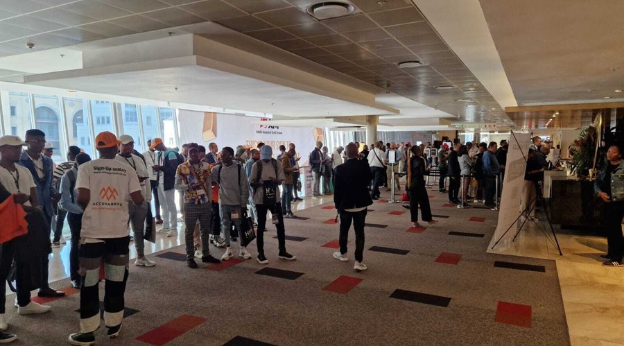 At the entry gate to FMAS:24