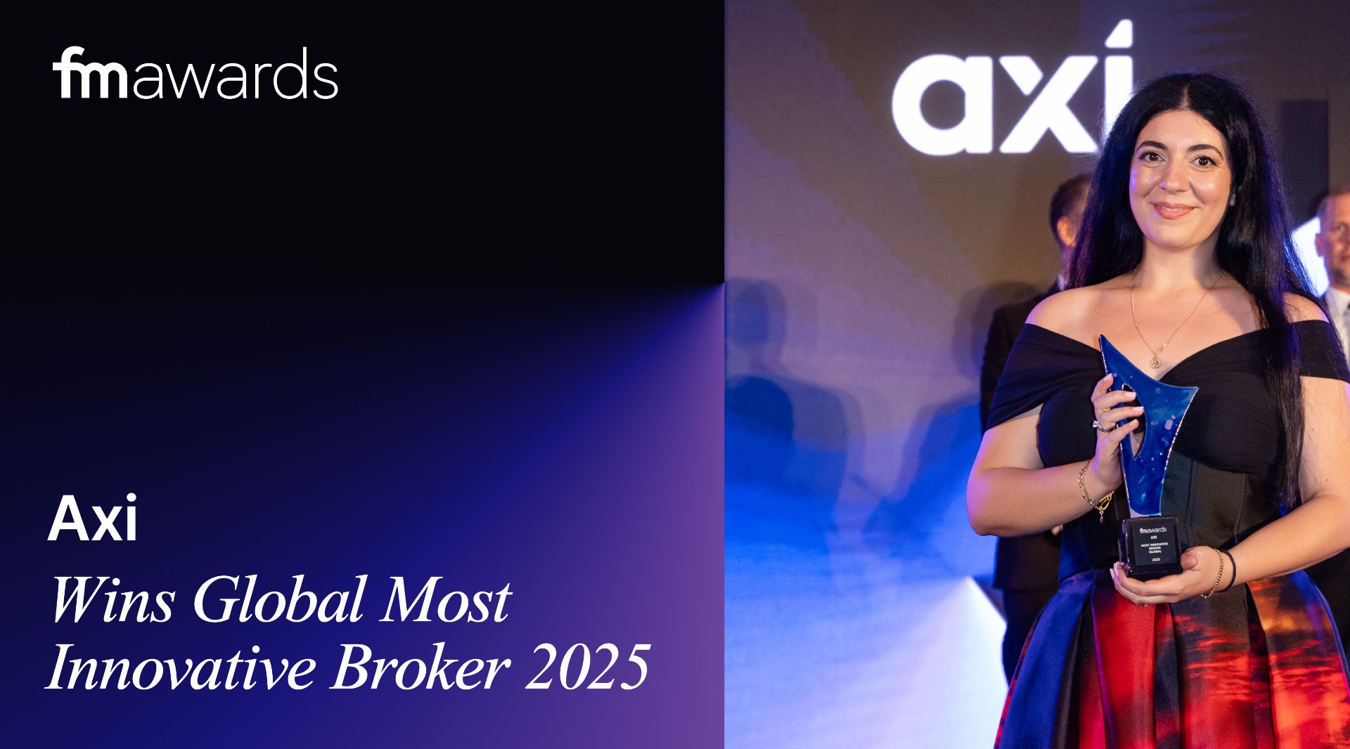 Axi Wins Global Most Innovative Broker 2025 at the Finance Magnates Awards