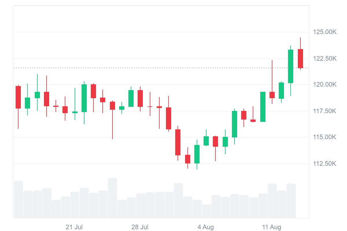 Bitcoin price today. Source: CoinMarketCap