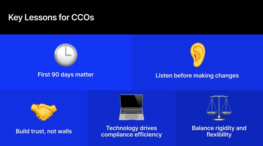 CCO first 90 days