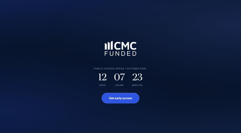 CMC Markets Funded homepage