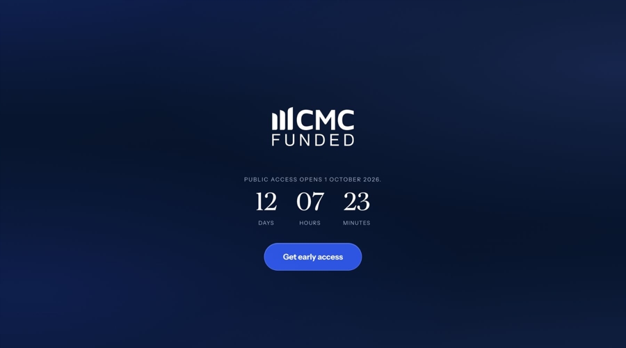 CMC Markets Funded homepage