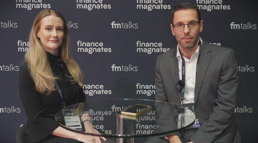 Charlotte Bullock (left) with Jonathan Fine at FMLS:25
