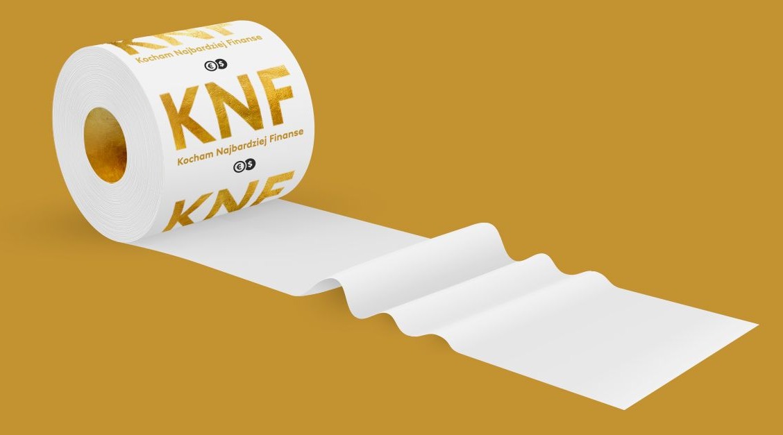 Cinkciarz.pl is releasing KNF paper, similar to the logo of the Polish financial regulator