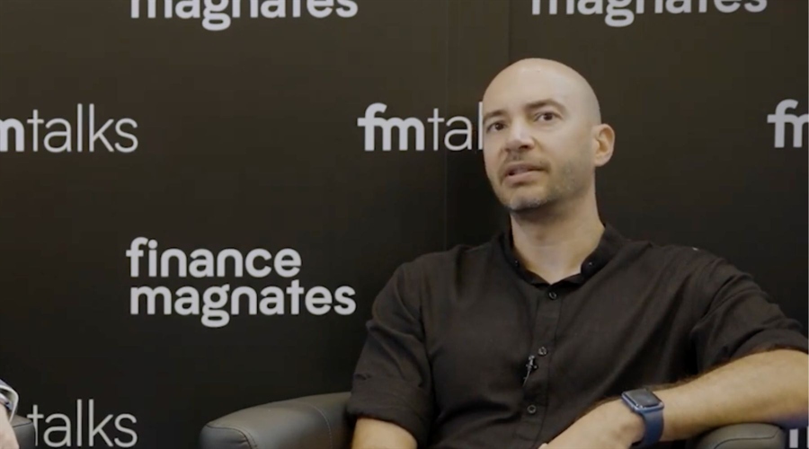 Costas Michael speaking to Finance Magnates at iFX EXPO International 2025