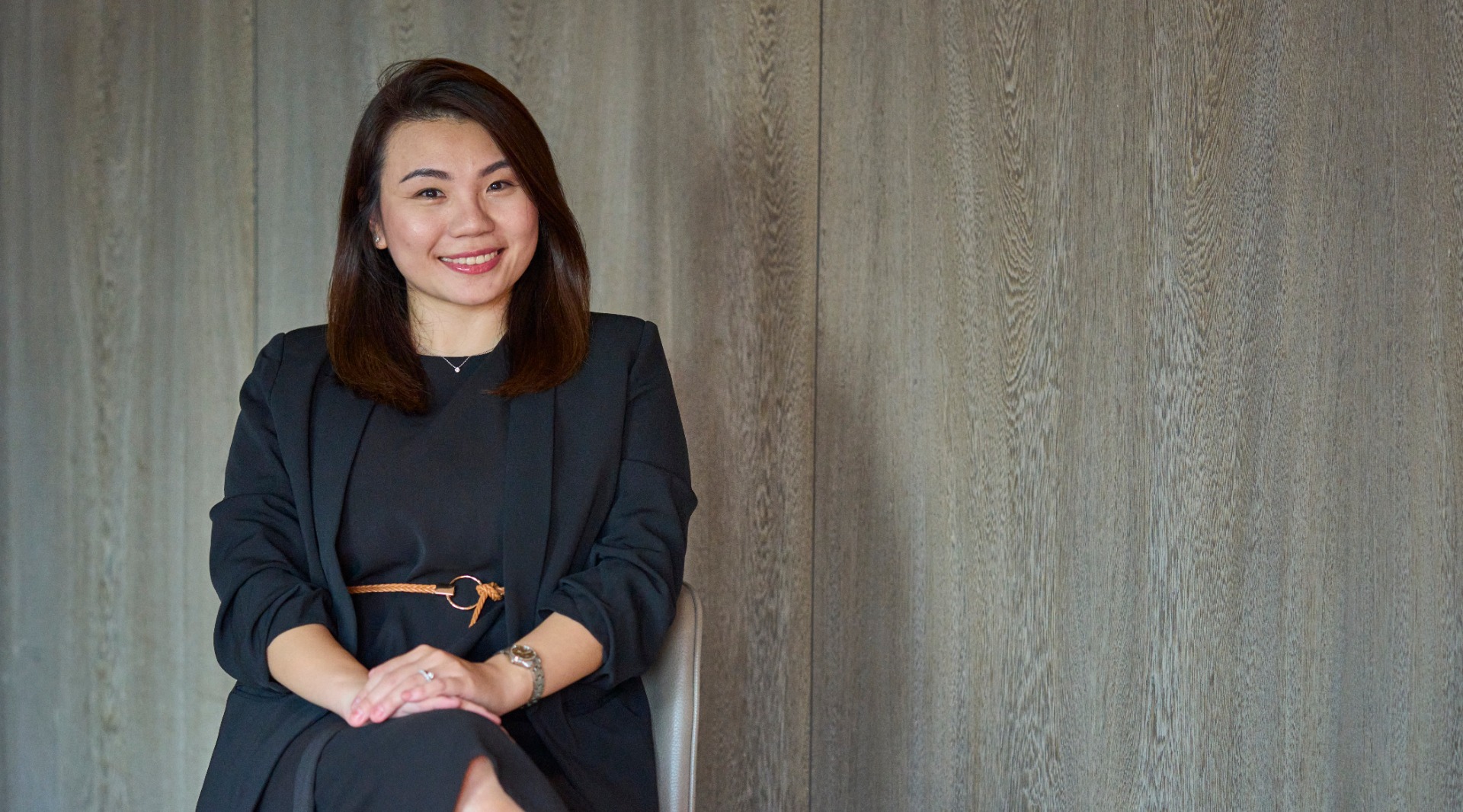 Crystal Lok at OANDA's Singapore office