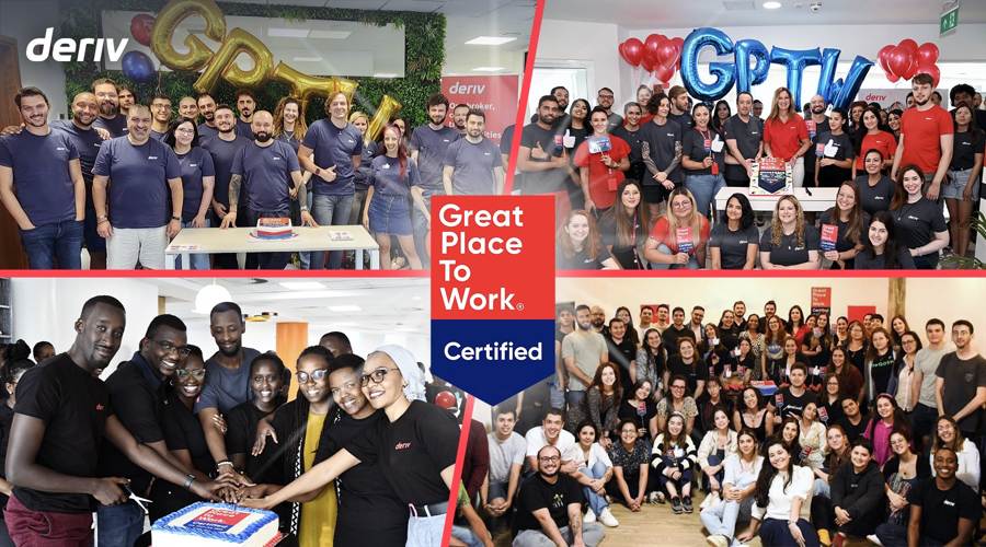 Deriv Celebrates Another Year as a Great Place to Work