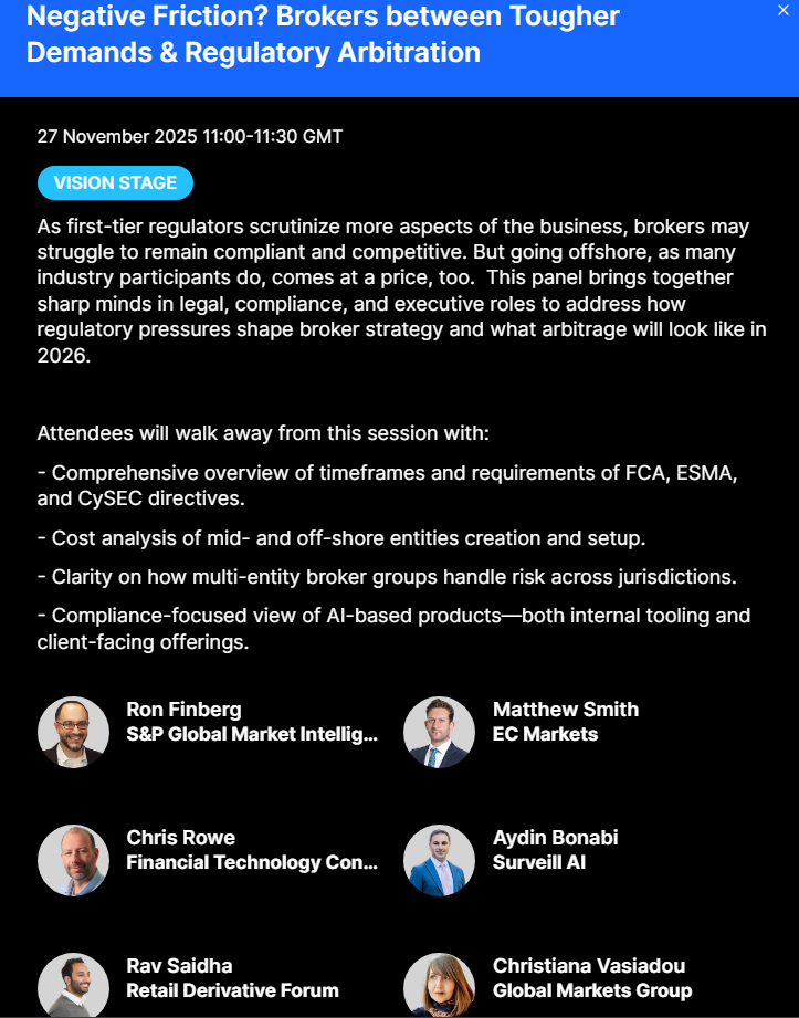 Details on the FMLS panel featuring Surveill's founder