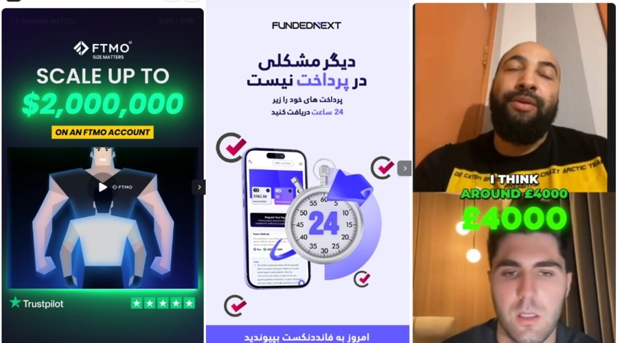 Different campaigns on prop trading platforms