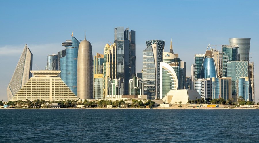 Doha skyline view in the day time. Source: Shutterstock