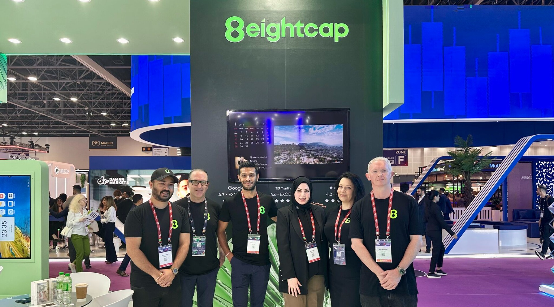 Eightcap team at Forex Expo Dubai 2025