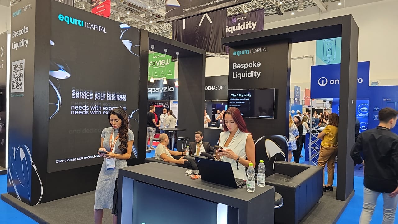 Equiti Capital booth at iFX EXPO International 2023