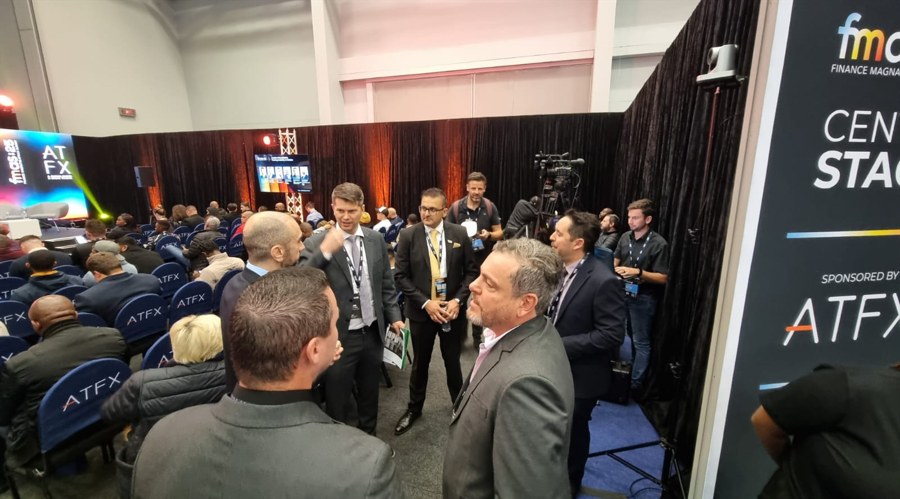 Industry professionals gather at the venue