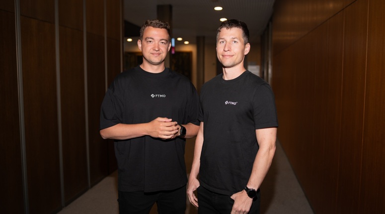 FTMO co-founders, Otakar Šuffner (right) and Marek Vašíček (left)