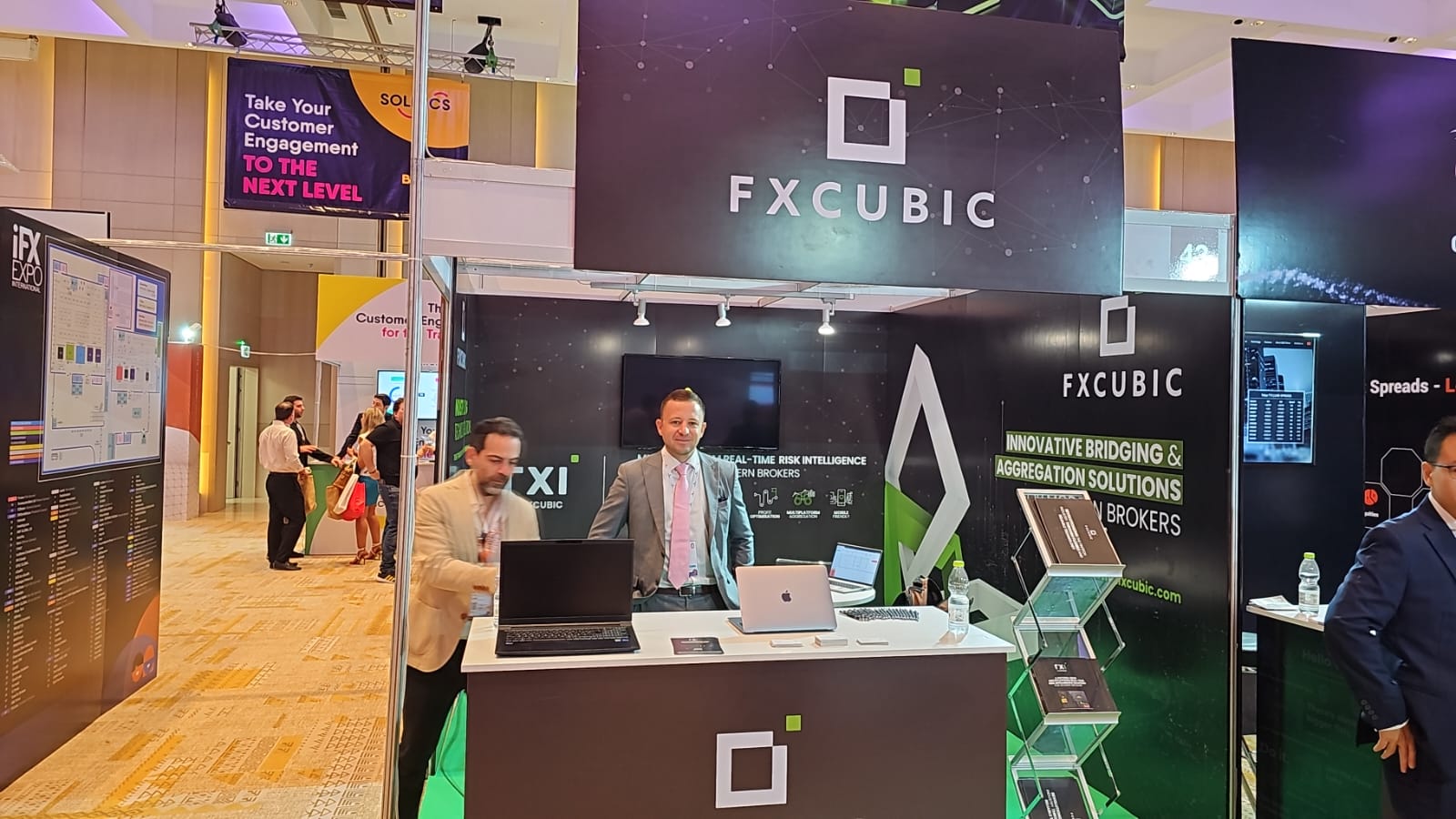 FXCubic booth at iFX EXPO International 2023