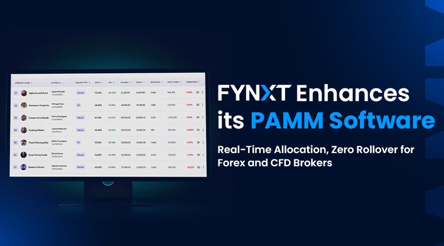 FYNXT Enhances its PAMM Software: Real-Time Allocation, Zero Rollover for Forex and CFD Brokers
