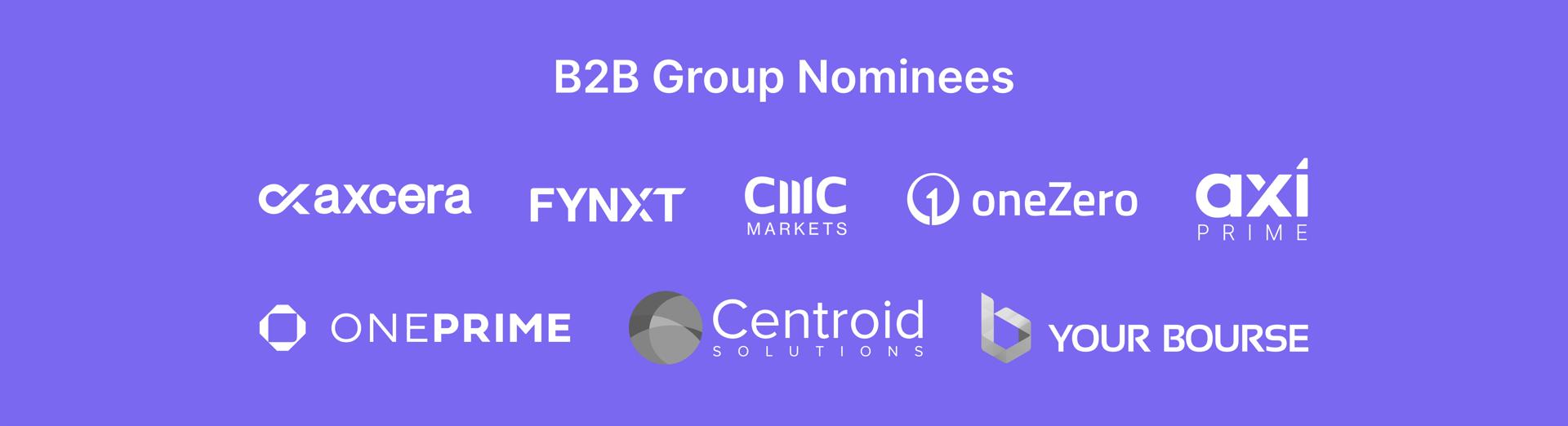 Finance Magnates Awards 2025 B2B Nominees