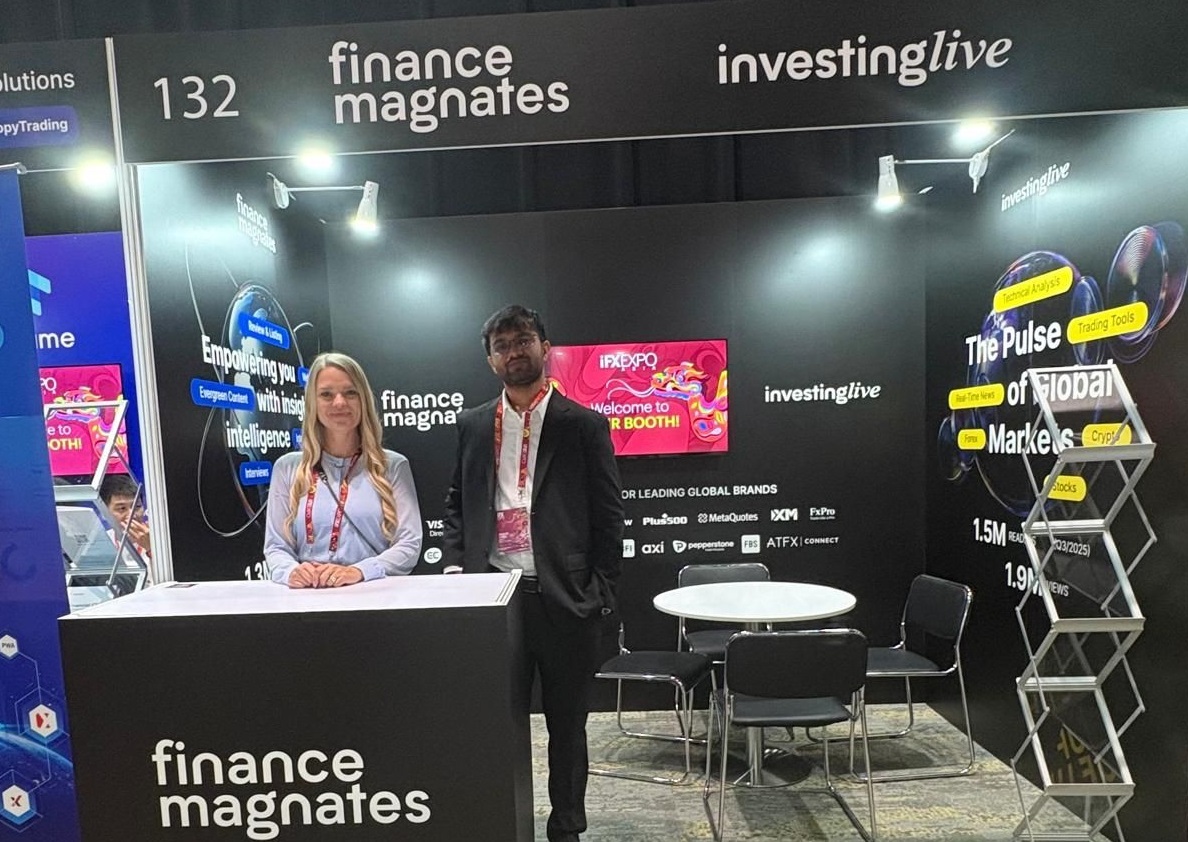 Finance Magnates booth at iFX EXPO Asia 2025