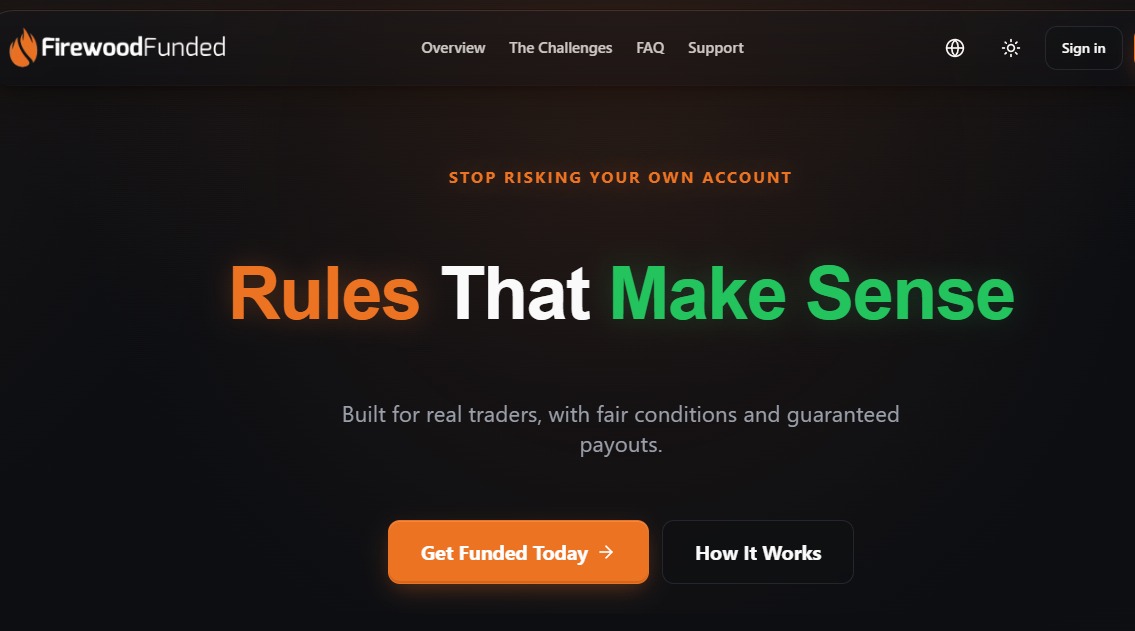 Firewood Funded's official website