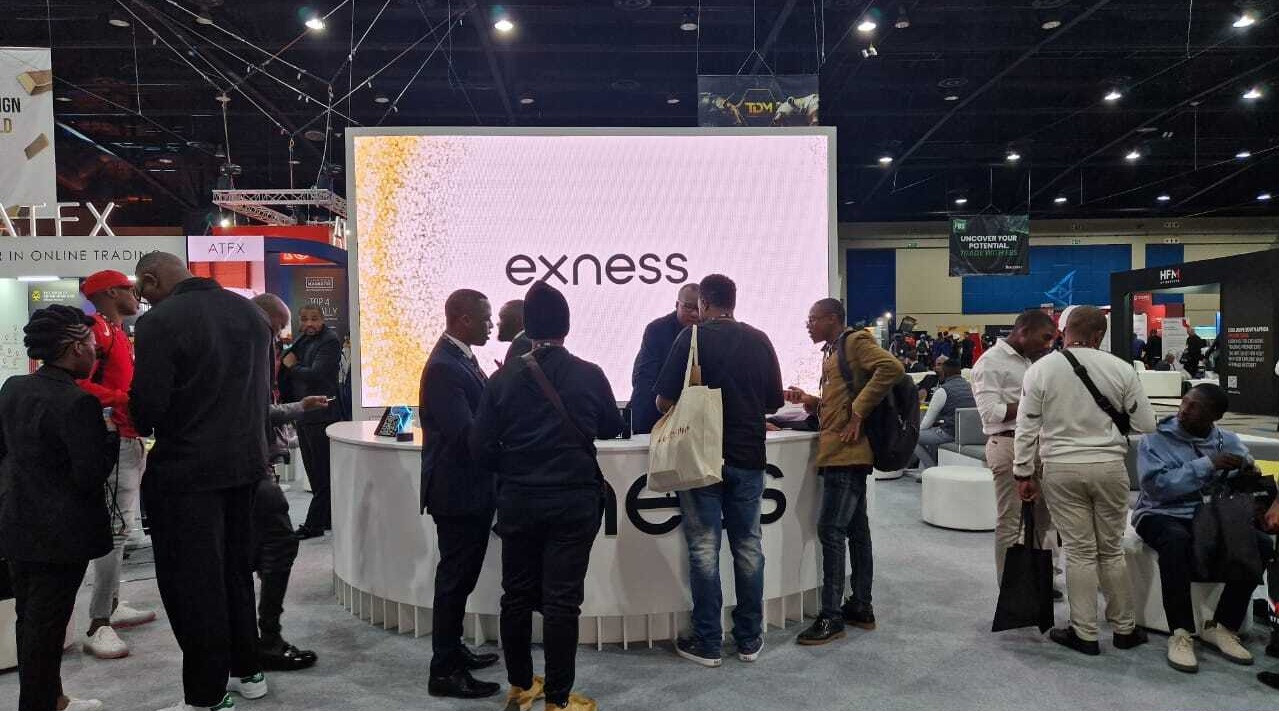 Footfall at Exness booth