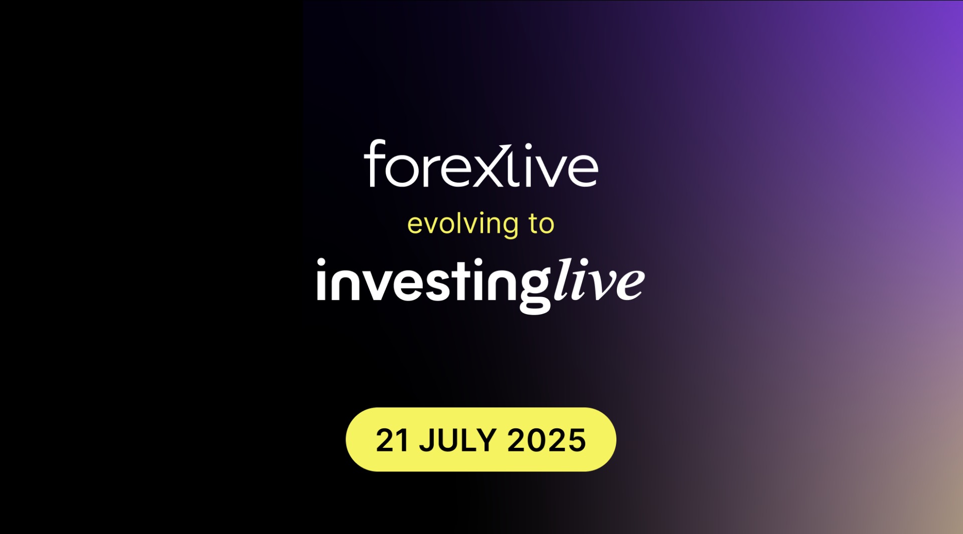 ForexLive evolving to investingLive