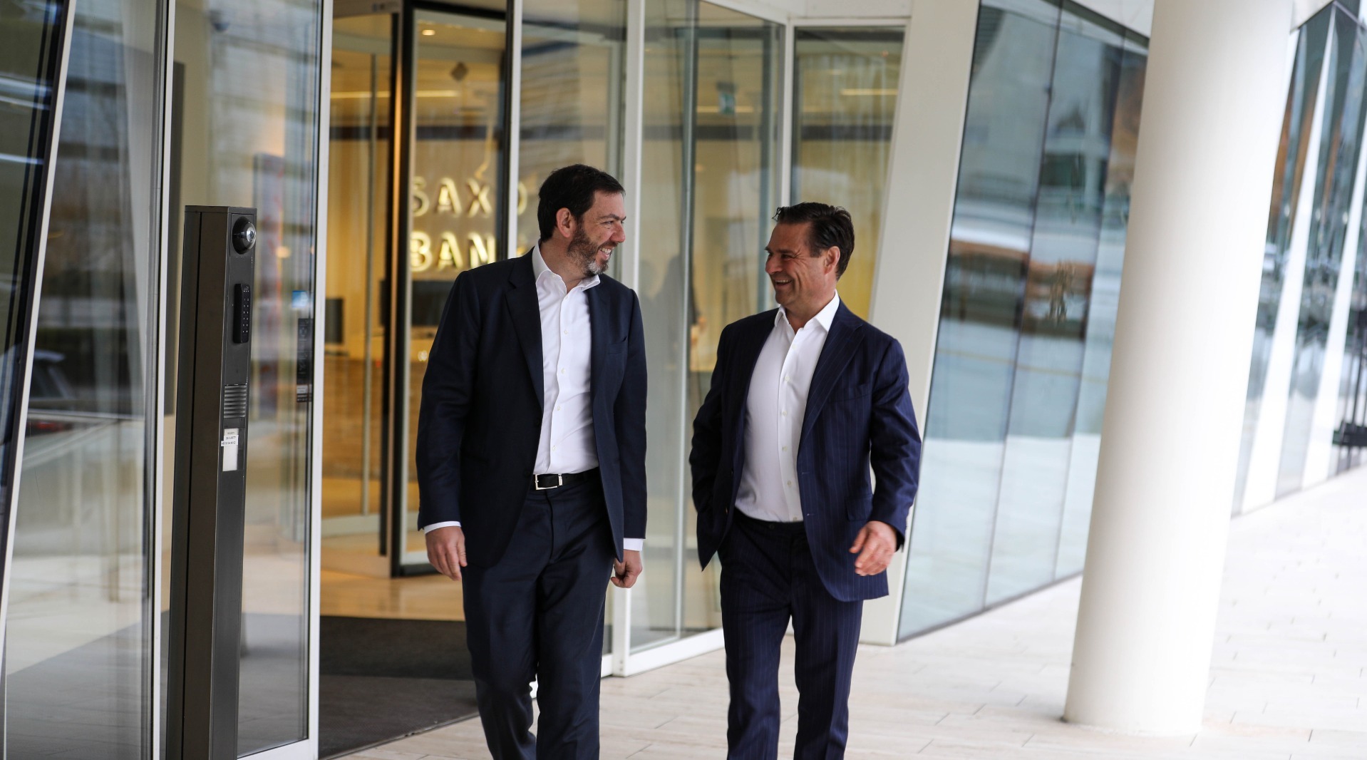 From left: CEO Daniel Belfer and Chairman of the Board of Directors Kim Fournais.