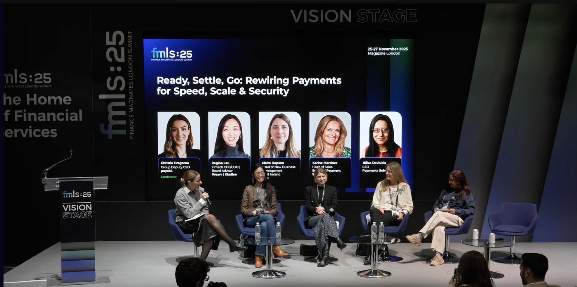 From left: Christina Evagorou, Regina Lau, Clait Dopson, Katrin Martinez, Nilixa Devlukia