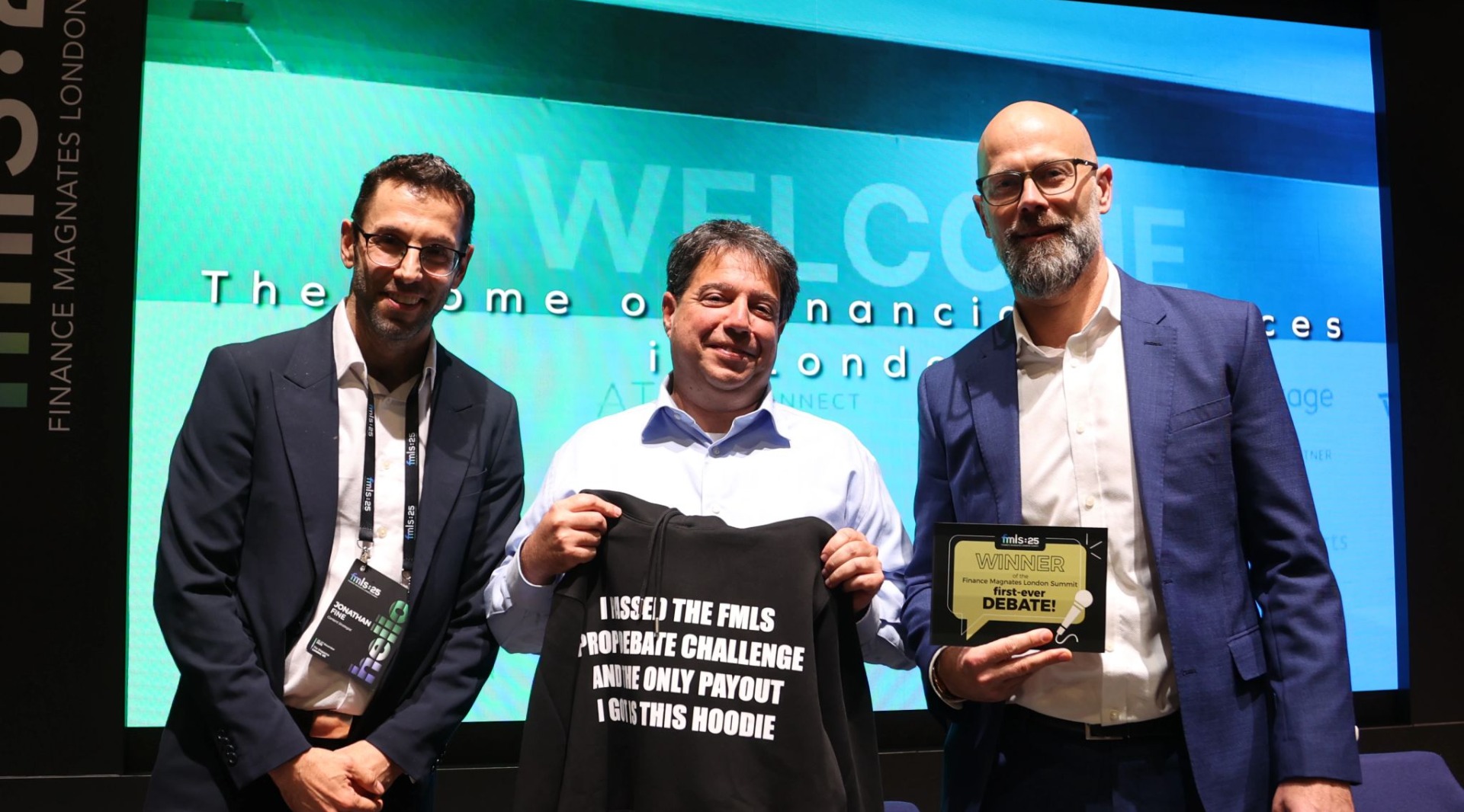 From left: Jonathan Fine, Drew Niv and Brendan Callan