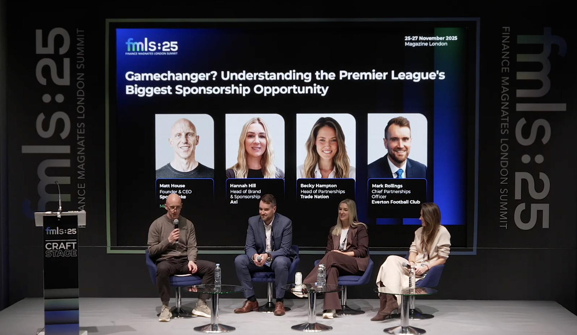 From left: Matt House, Hannah Hill, Becky Hampton, Mark Rollings