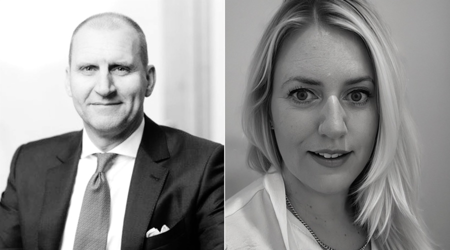 From left: New COO Martin Ryan and New CS Jodie Kelsall