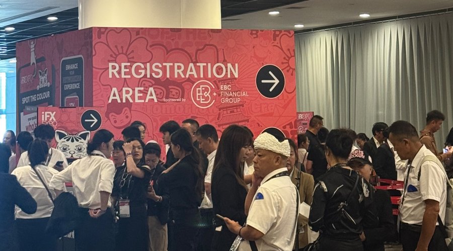 From the registration area at iFX EXPO Asia