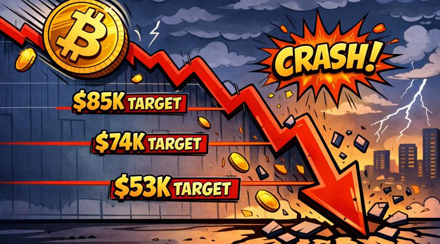 Three downward targets of bitcoin price, prediction