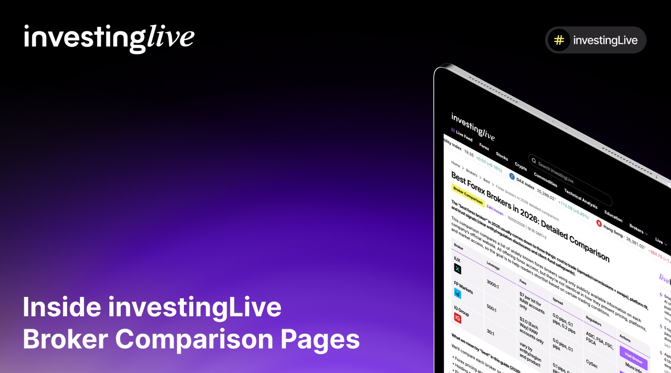 Inside investingLive Broker Comparison Pages