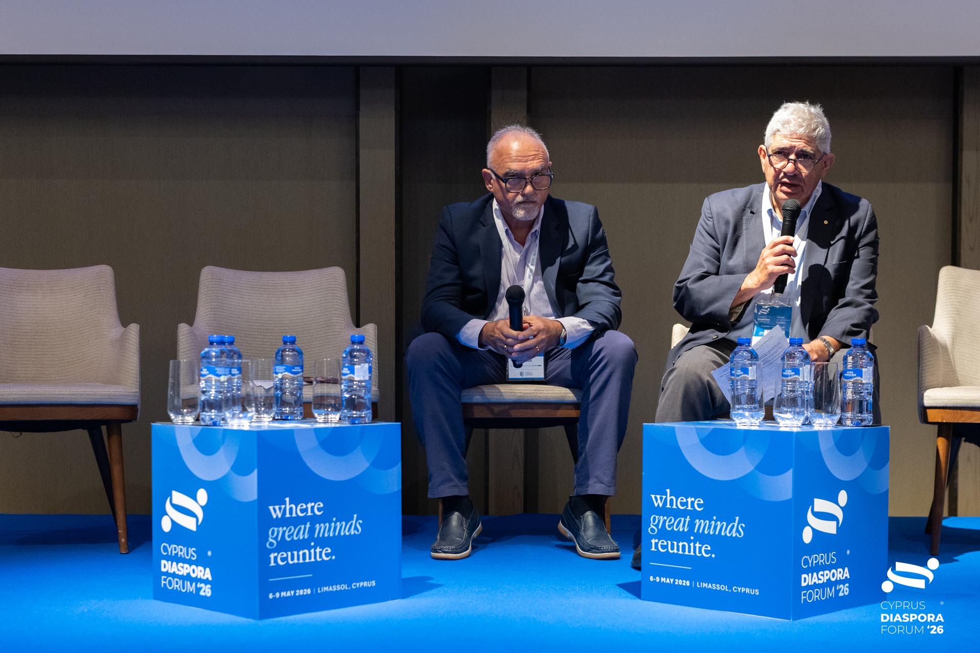 James Demetriou AM (Right) and George Georgiou (Left) from Australia