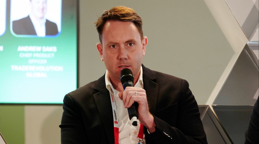 Jon Light, Senior Director of Product Management at Devexperts, speaking at FMLS:24