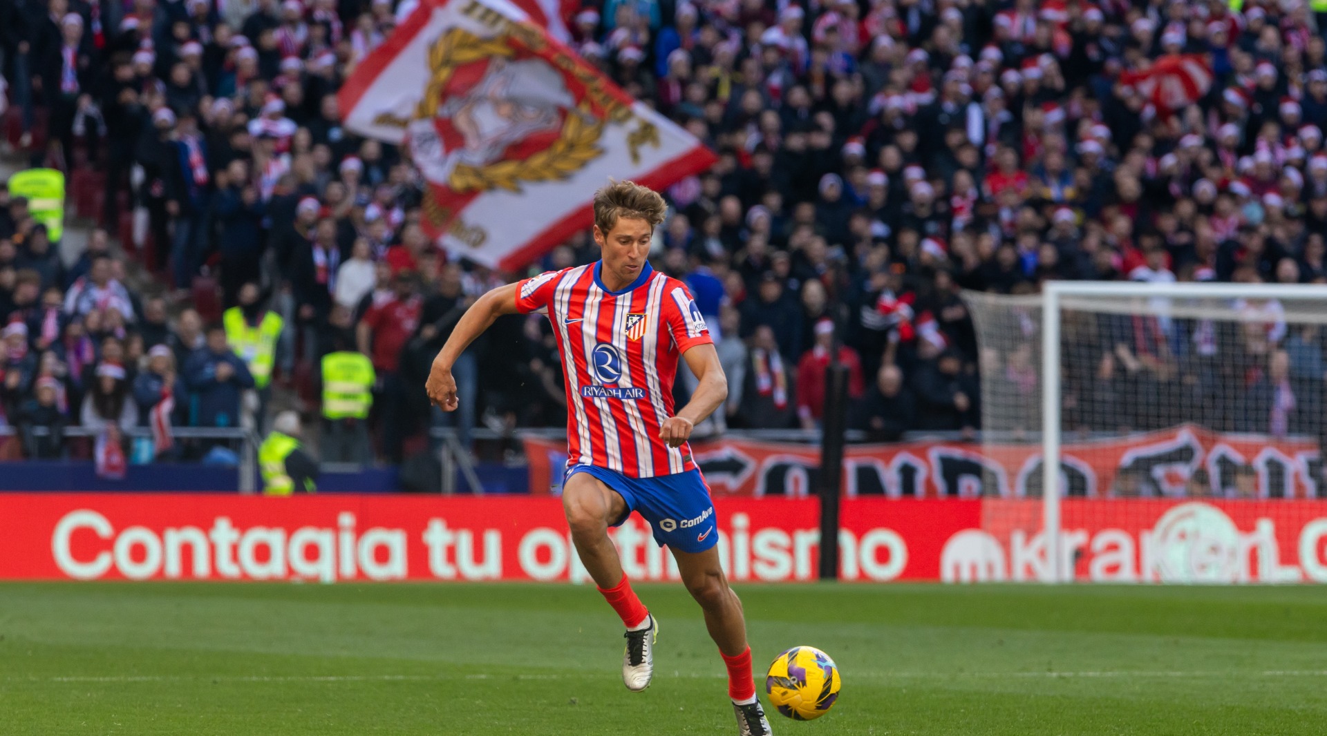 League match between Atletico de Madrid and Getafe fc played in Madrid