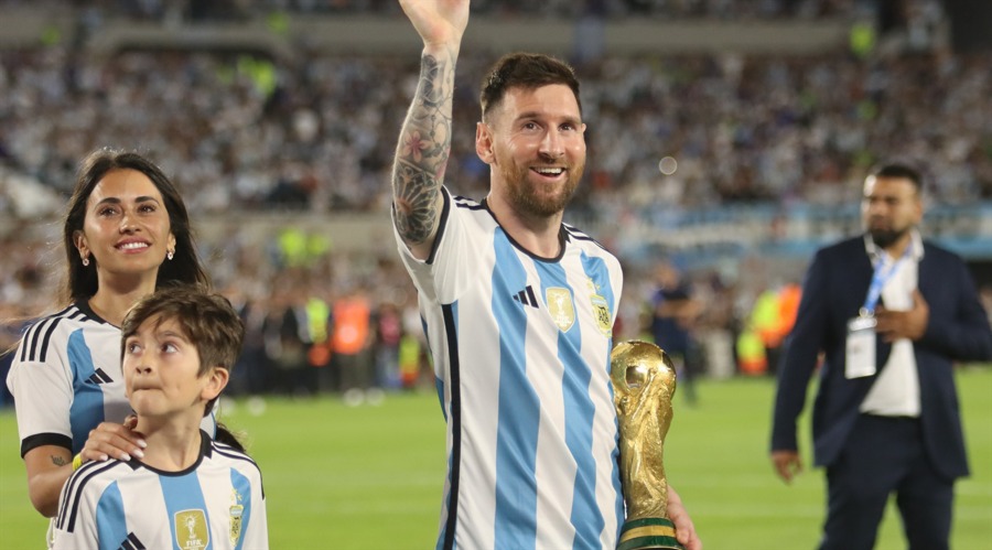 Leo Messi during FIFA World Cup