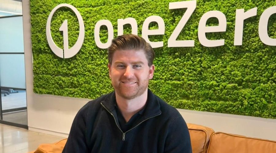 Lochlan White sitting in one of oneZero offices