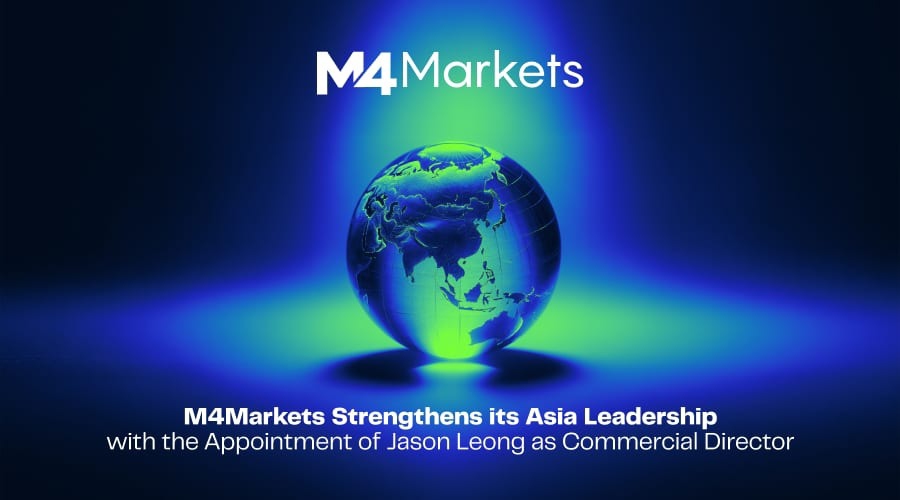 M4Markets appoints Jason Leong as Commercial Director for Asia.