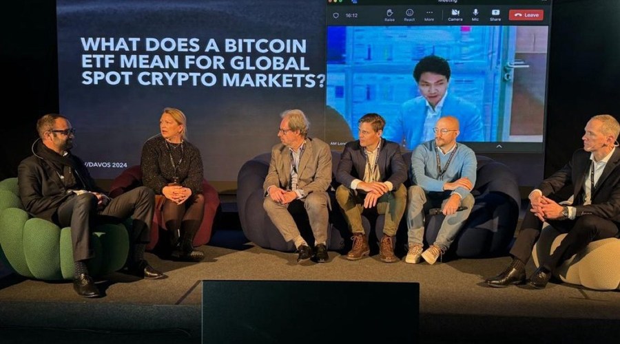 Michael Higgins in a panel discussion at Davos 2024, Source: RULEMATCH