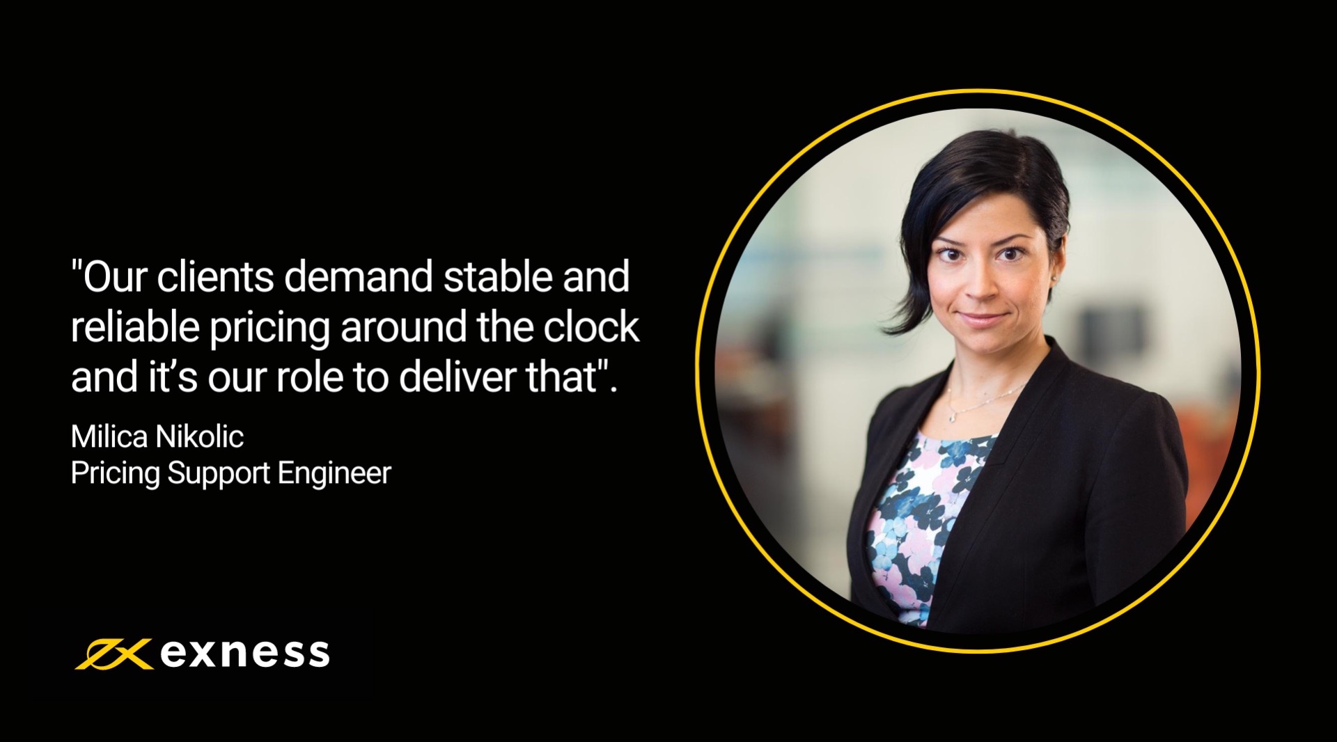 Milica Nikolic, EXNESS