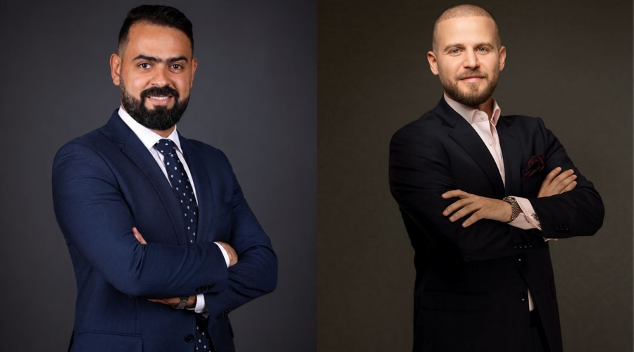 Mohammed Almadhoun (left) and Osama Hamdan (right)