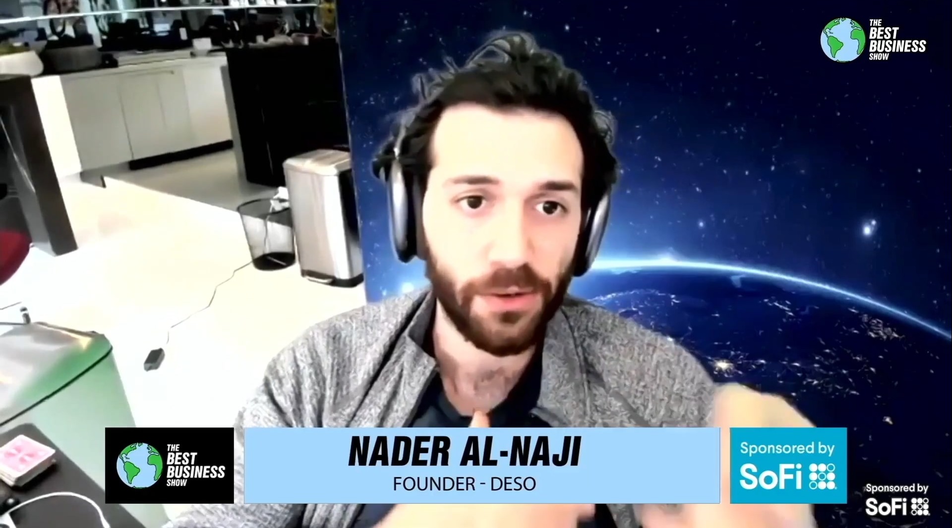 BitClout's founder Nader Al-Haji talking to The Best Business Show; Source: YouTube